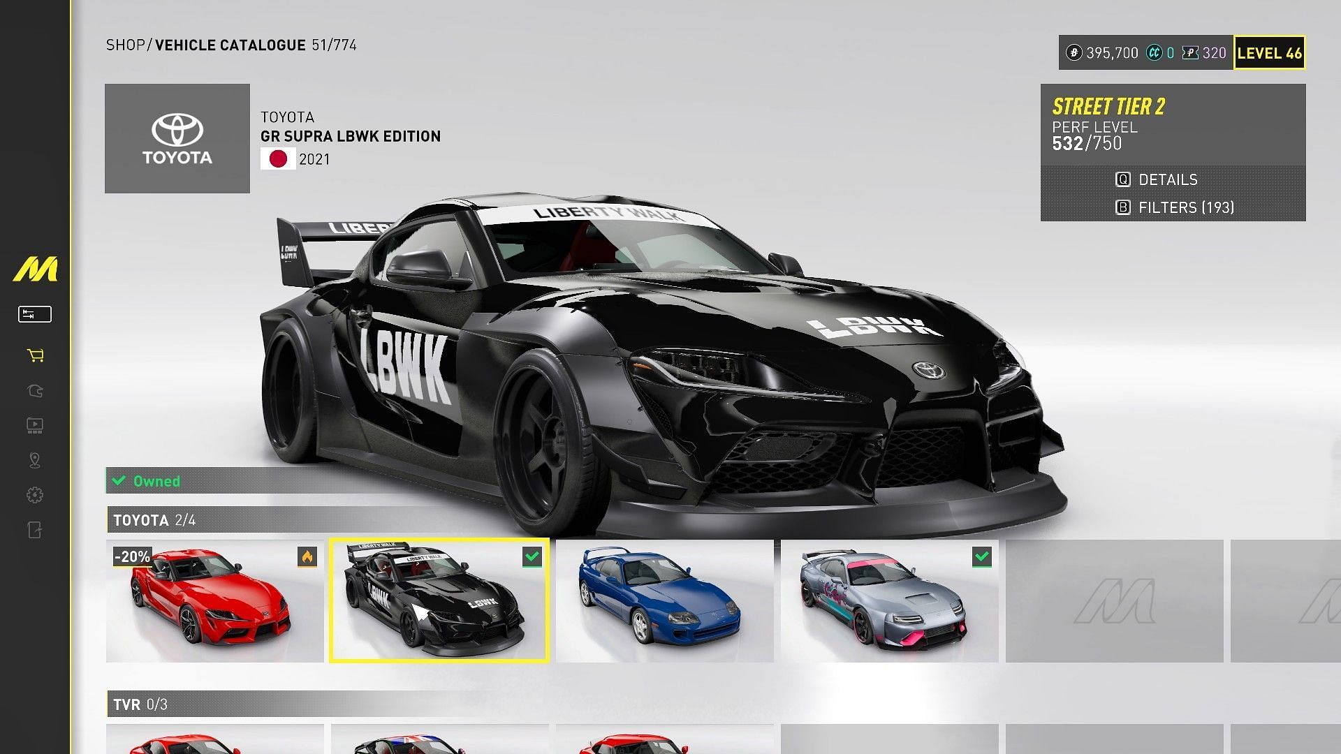 Toyota GR Supra LBWK Edition (Image via SK Gaming || Ubisoft)
